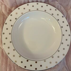 kate spade Larabie Road Platinum Pasta/Soup Bowl